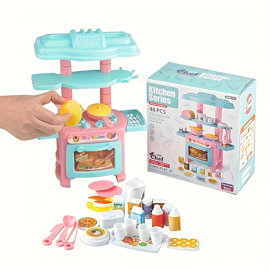 Mini Kitchen Toy Set for Role Play Pretend Play Toys