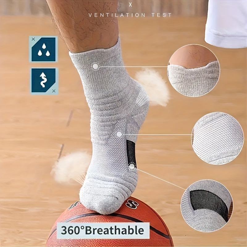 Cushioned Hiking Socks Breathable Athletic Socks