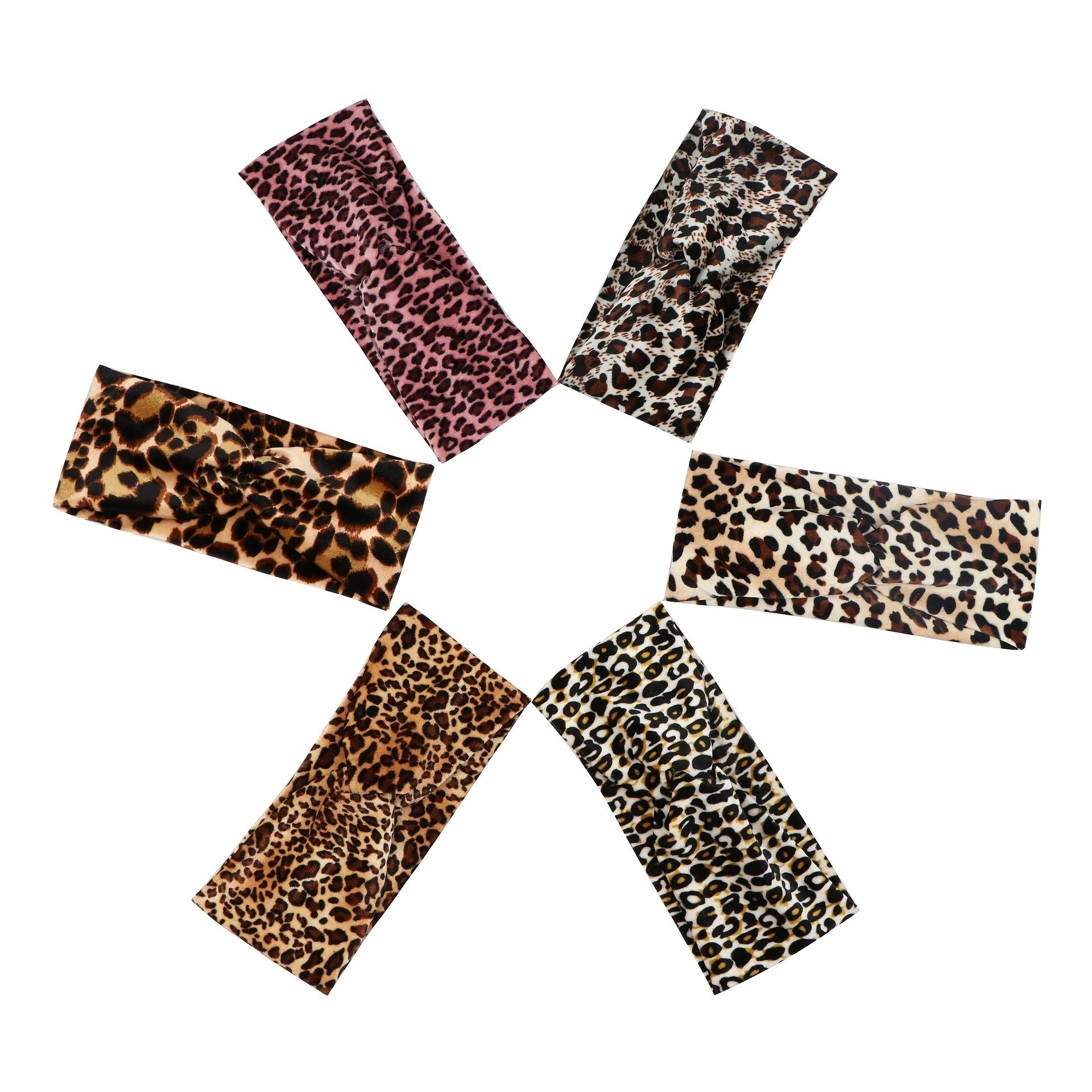 Leopard Print Headbands For Women Workout Yoga Sports Hair Band