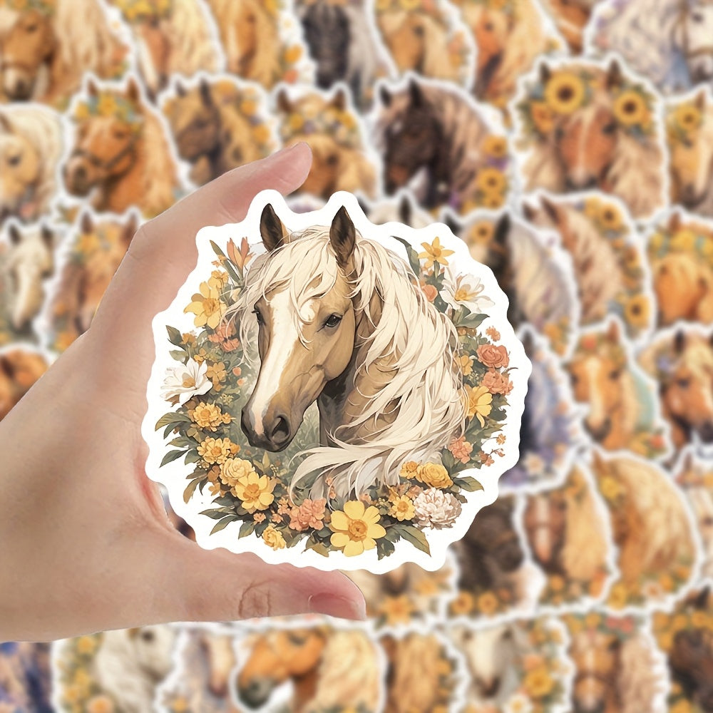 55pcs Cartoon Stickers PVC for Water Bottles Computers Guitars Bicycles