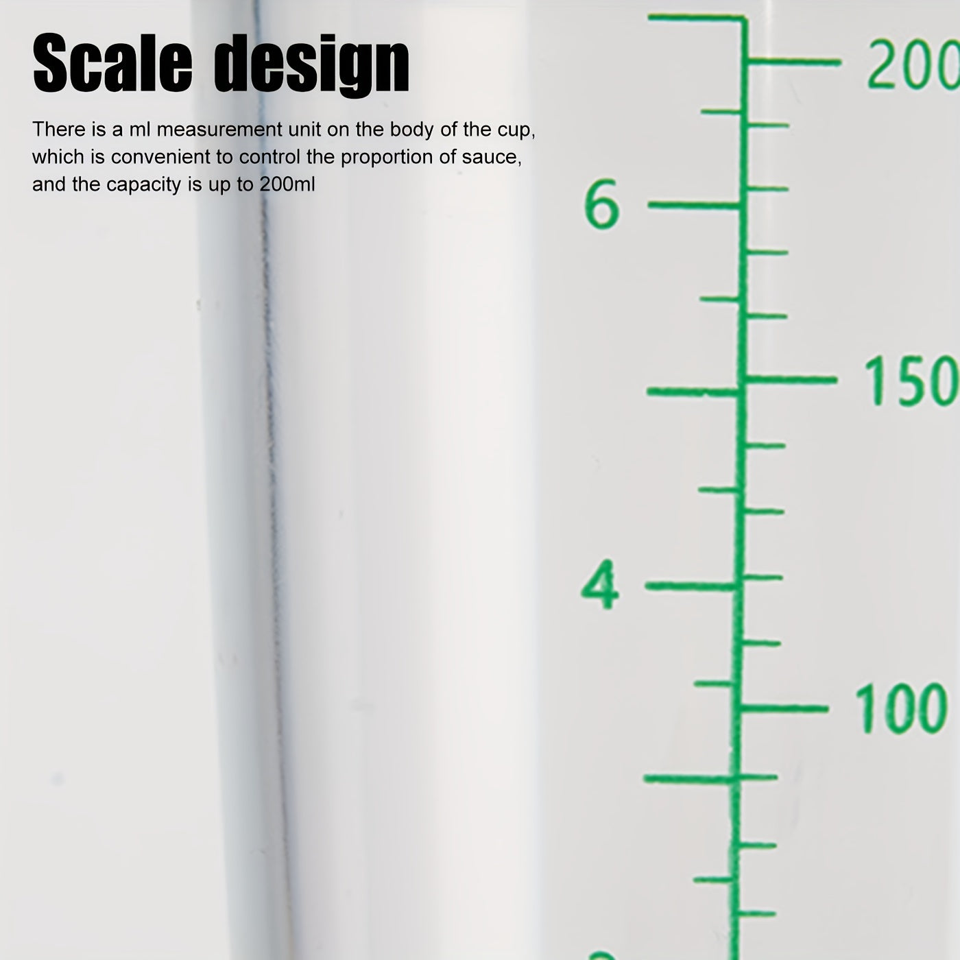 Plastic Sauce Bottle with Scale for Ketchup, Jam, Salad Dressing