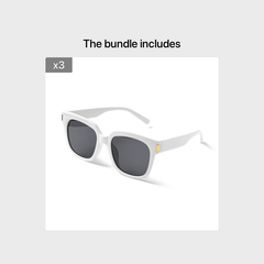 Polarized Square Sunglasses Women Unisex Vintage Stylish Round Glasses