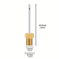 6pcs Brass Ball Pump Needles Heavy Duty Air Pump Needles for Balls