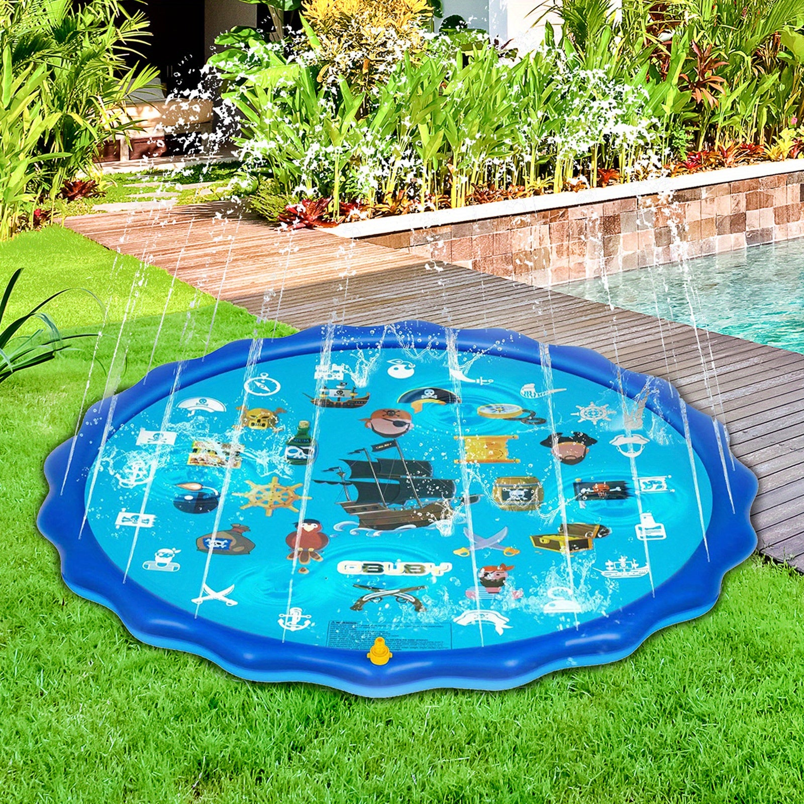 Inflatable Sprinkler for Kids 170cm Outdoor Summer Toy