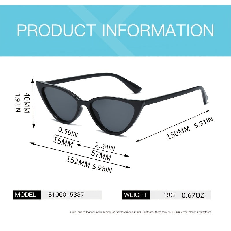 Vintage Small Cat Eye Sunglasses for Women