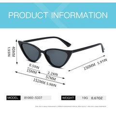 Hip Hop Cat Eye Sunglasses Women's Fashionable Y2K Stylish Sunglasses