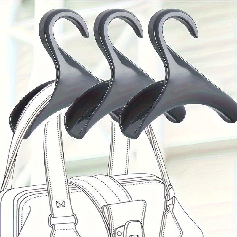 10pcs Purse Hanger Hook Acrylic Bag Holder Closet Organizer Storage