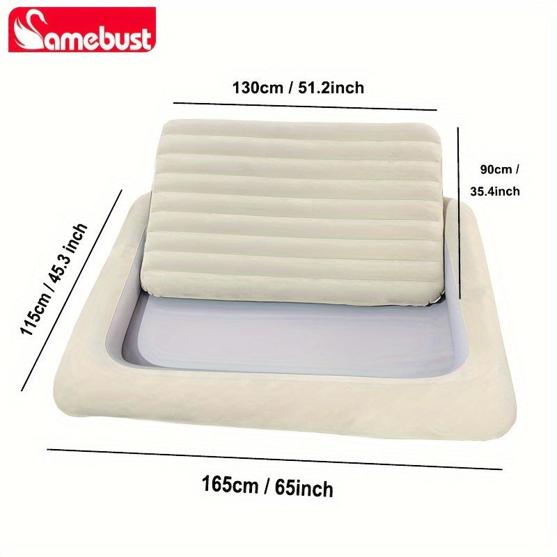 Portable Inflatable Air Bed Removable Air Mattress Quick Inflating
