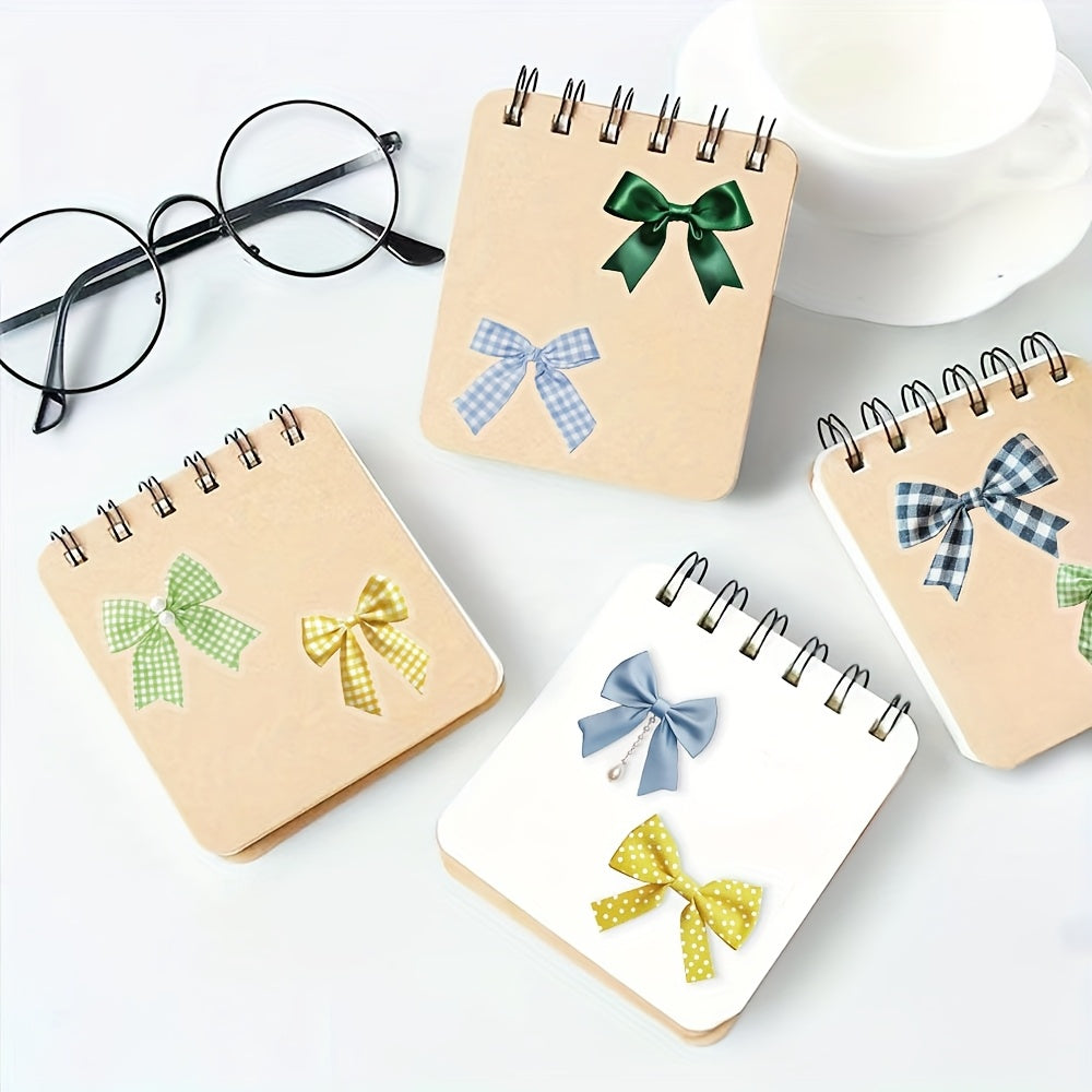 50pcs Colorful Bow Stickers Vinyl Decals Scrapbooking Laptops Water Bottles More