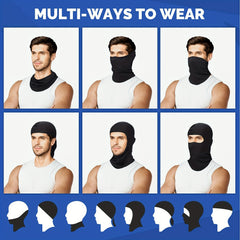 3pcs Balaclava Ski Mask Winter Full Face Mask For Men & Women