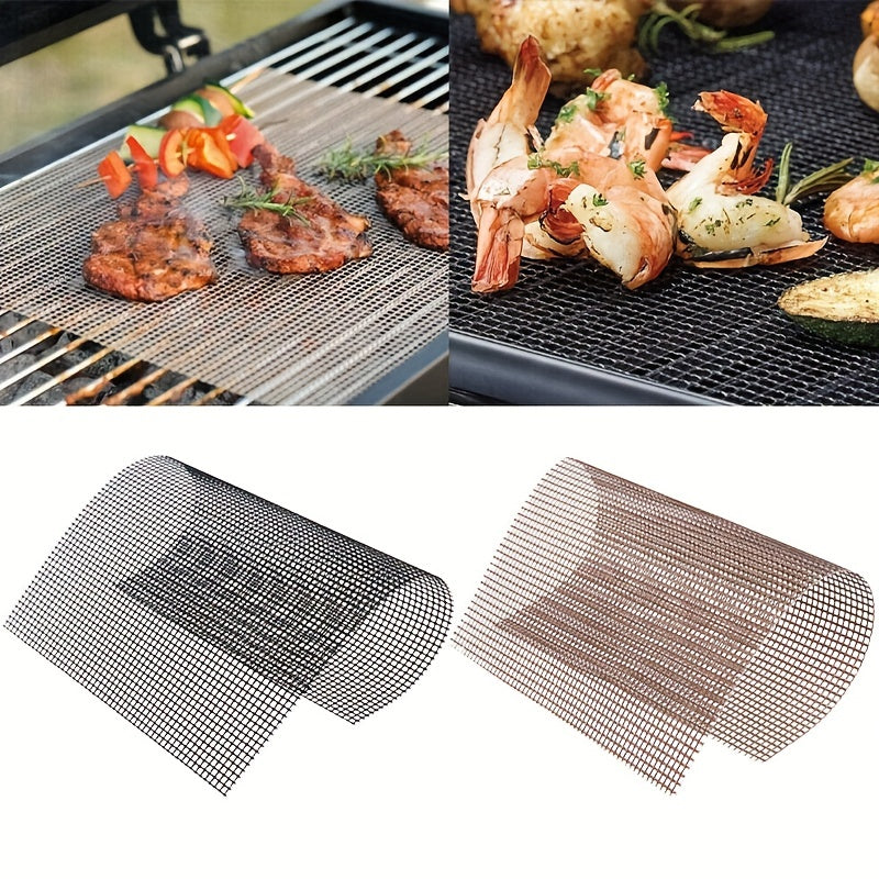 Non Stick BBQ Grid Pad Barbecue Mesh Reusable Cooking Pads