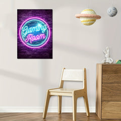 Modern Neon Art Wall Painting Game Room Wall Stickers