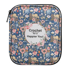 Knitting Needle Case Portable Crochet Needle Case Travel Organizer Storage Bag