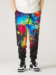 Men s Colorful Drawstring Sweatpants Pocket Casual