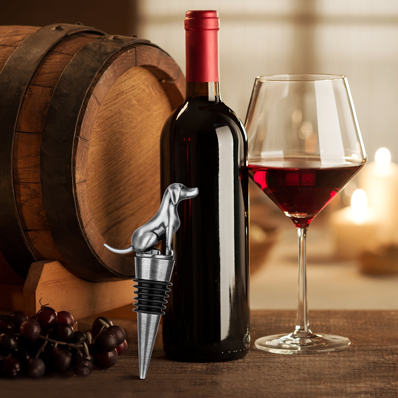 Labrador Retriever Wine Stopper Dog Wine For Men Dog Father Christmas Birthday