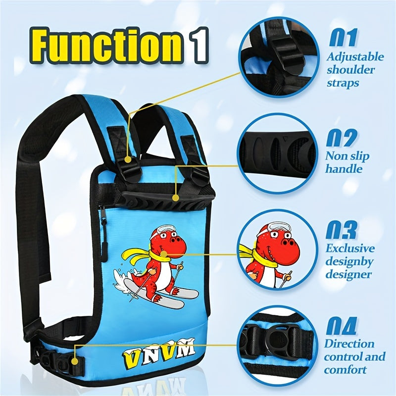 Skiing Trainer Snowboard Harness Cartoon Skiing Straps Training Tool
