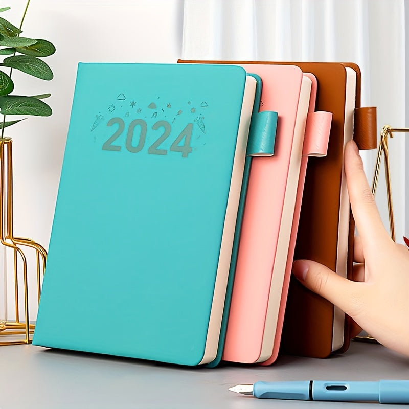 B5 Notebook with Pen Insert and Waterproof Faux Leather Cover