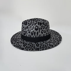 Leopard Print Fedora Hat Cap Hats For Women Men Outdoor Hat