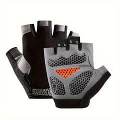 Anti Shock Windproof Fingerless Gloves - for Biking Climbing Weightlifting