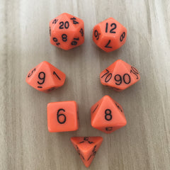 7 Pack Double Sided Dice Set for RPG & Entertainment Games