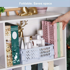 Durable Plastic Baskets for Shelf Storage - Pack of 1