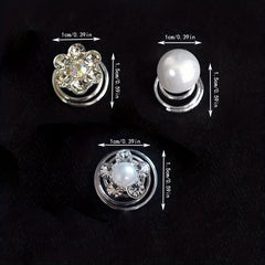 12pcs Faux Pearl Hair Coil Ring Spiral Hairpin Wedding Bridal Hair Accessories