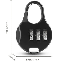 Metal Password Lock Luggage Case Lock Durable Travel Accessories
