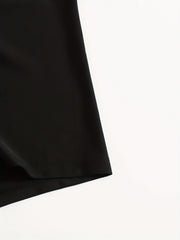 Sporty Plus Size Cow & Letter Print Slim Fit Legging Shorts