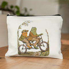 Frog Pattern Cosmetics Bag Toiletry Travel Storage Pouch