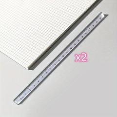 Three Prism Ruler Student Drawing Measuring Ruler Exam Office