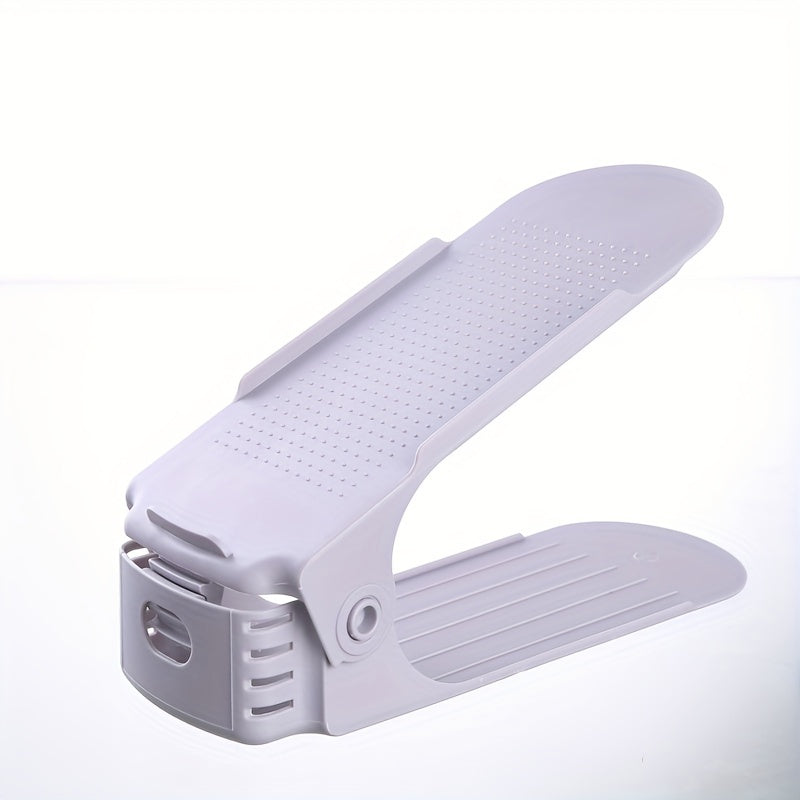 Adjustable Shoe Slot Organizer Double Layer Shoe Rack Space Saving Shoe Holder