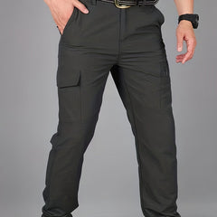 Men's Waterproof Cargo Pants Lightweight Tactical Trousers