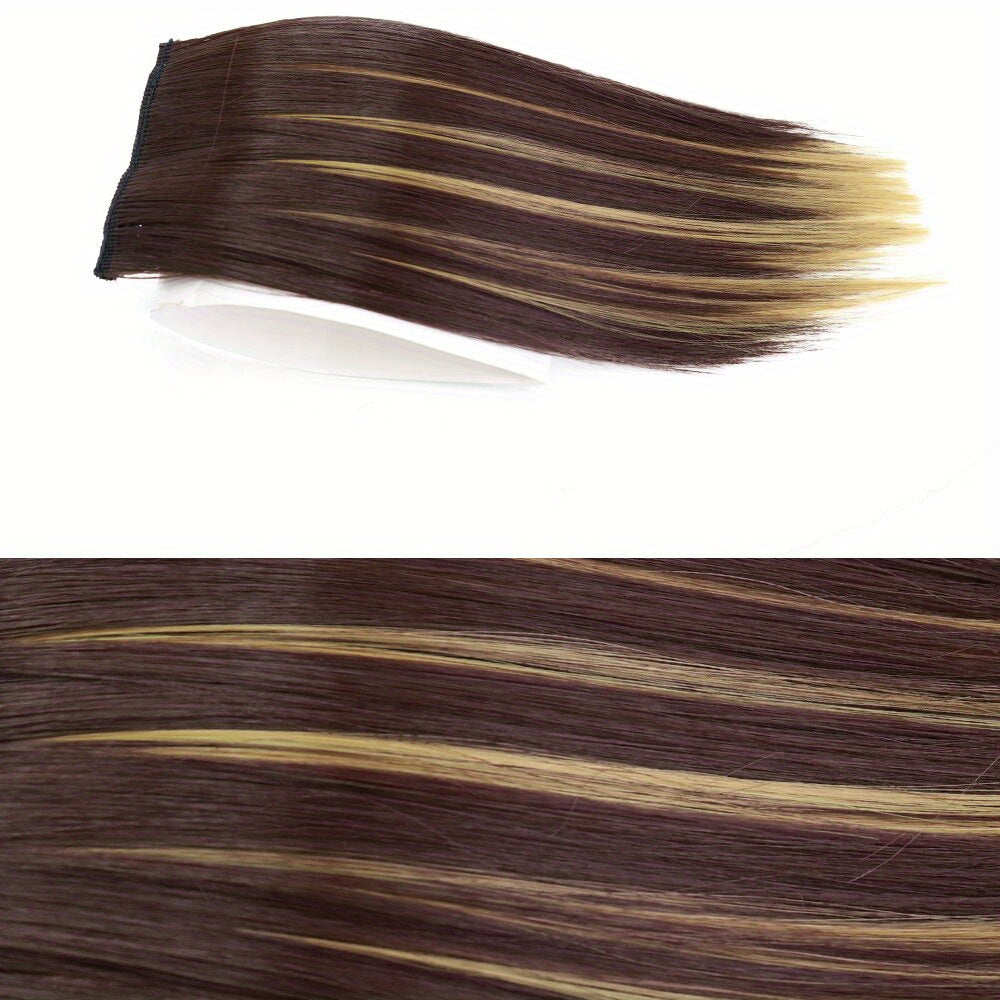 Invisible Clip In Hair Pad Straight Hair Extensions