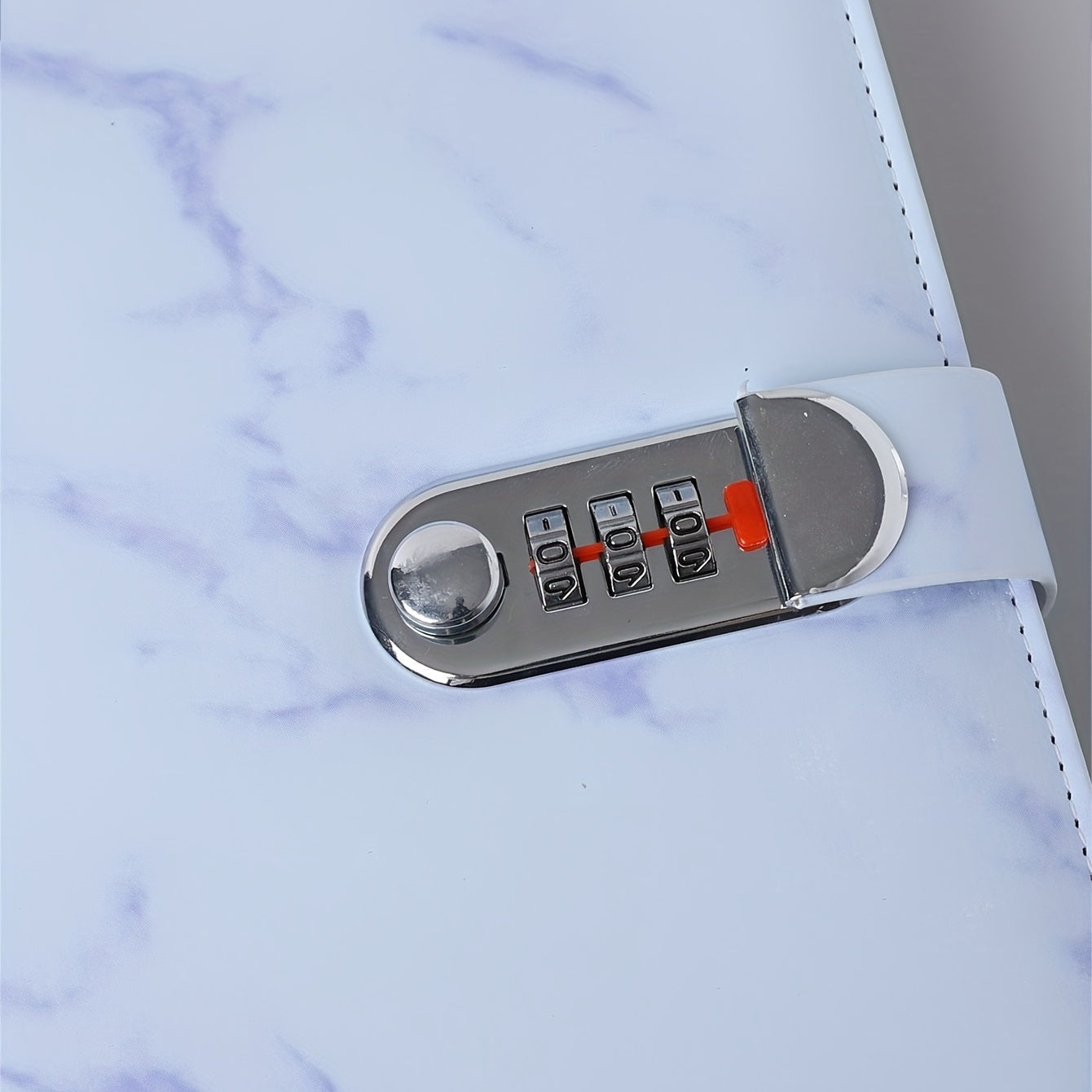 Purple Marble Patterned Notebooks with Locks