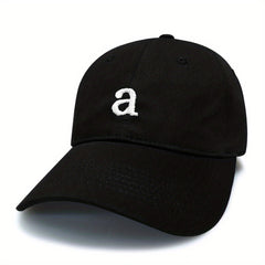Embroidered Baseball Cap Solid Cotton Dad Hats Lightweight Sun Hats