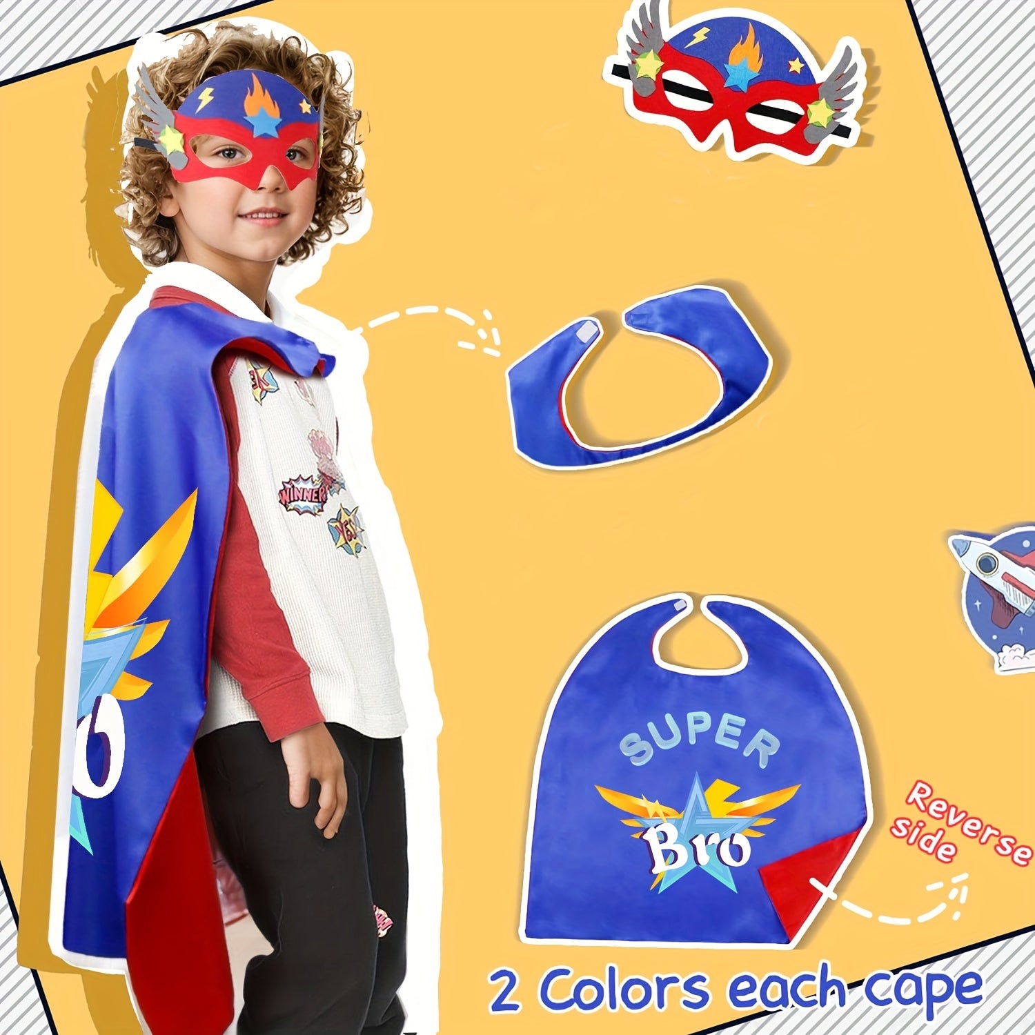 Superhero Capes Set for Kids - Perfect for Halloween Parties