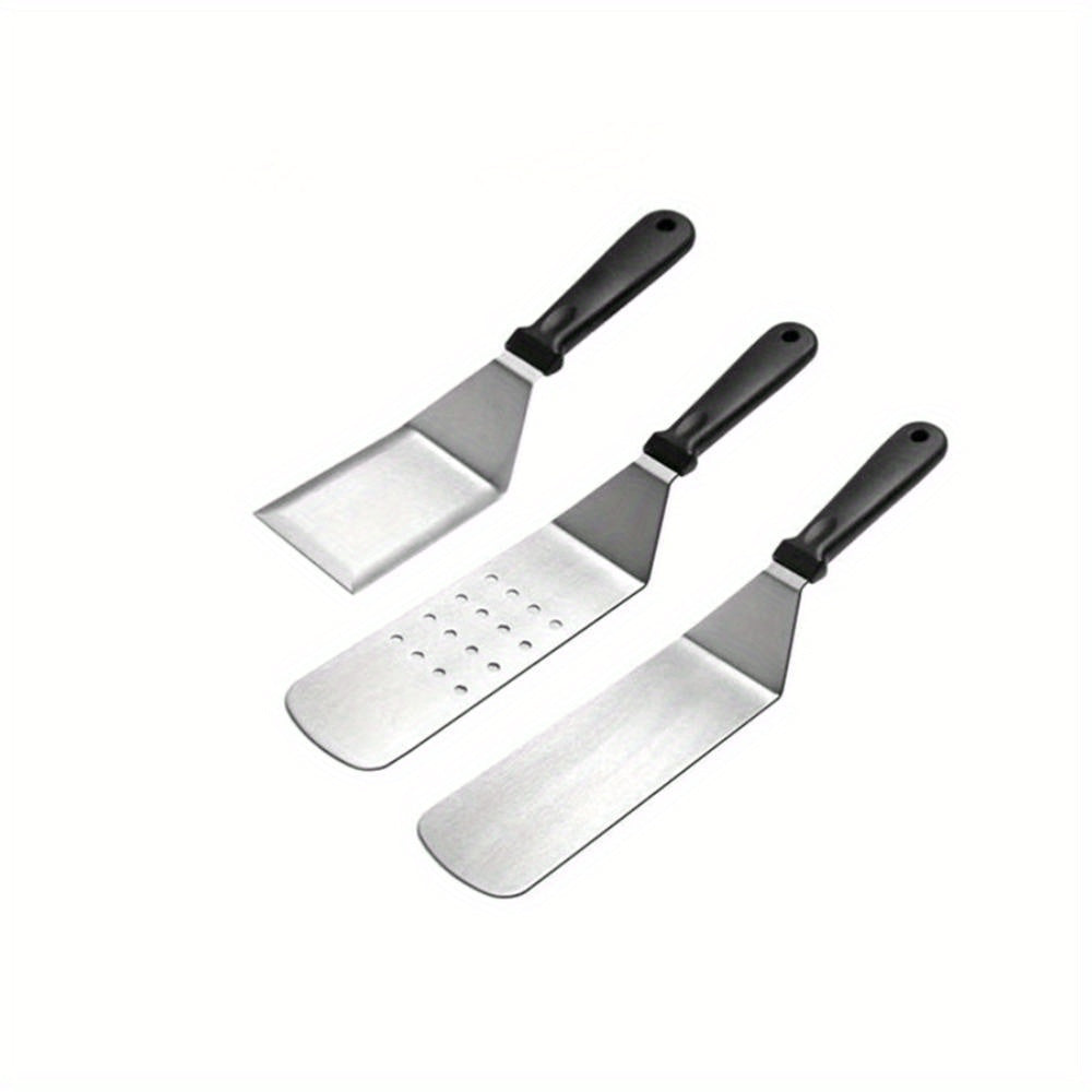 3PCS BBQ Griddle Accessories Set Stainless Steel Barbecue Tools Kit