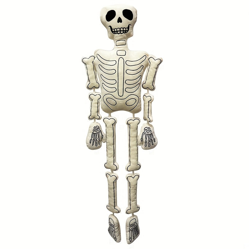 Halloween Skeleton Plush Toy & Figurine with Sharp Teeth