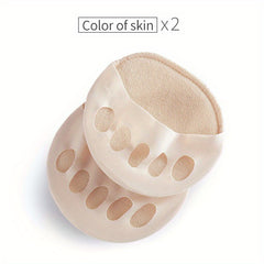 2pcs Forefoot Pads For Women High Heels Half Insoles Foot Pain Care