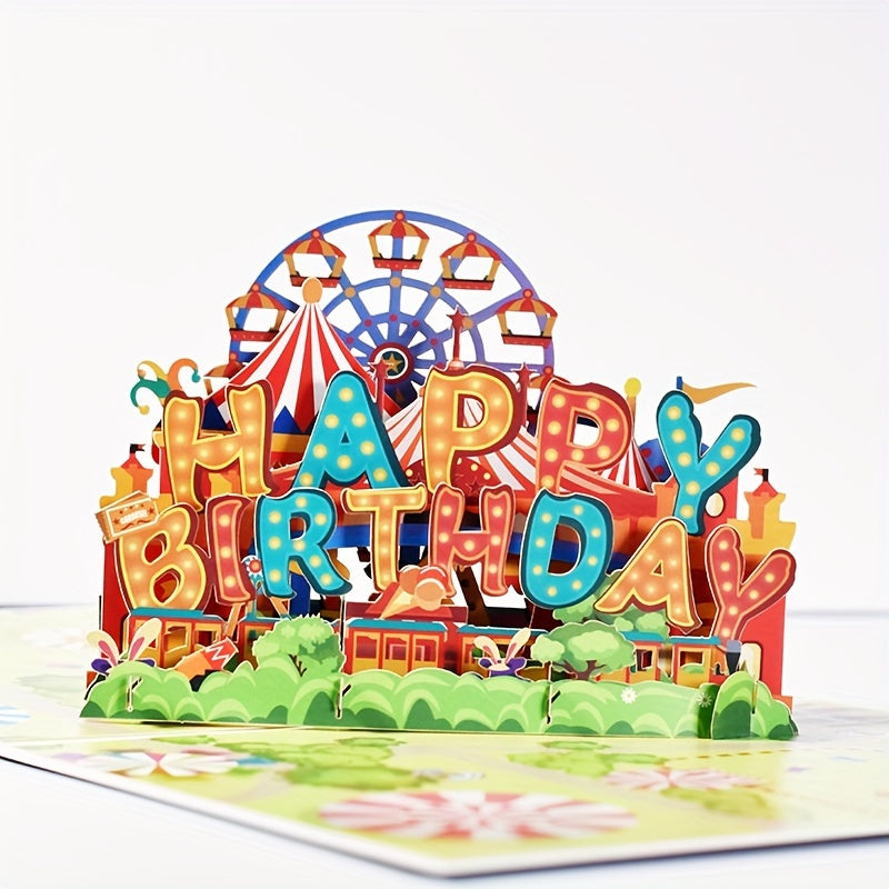Happy Birthday 3D Pop Up Card for Mom Dad Wife Sister Friends
