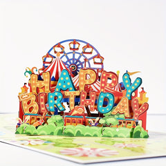 Happy Birthday 3D Pop Up Card for Mom Dad Wife Sister Friends