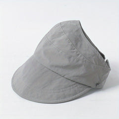 Ponytail Quick Dry Visor Hat Solid Sun Lightweight Baseball Cap