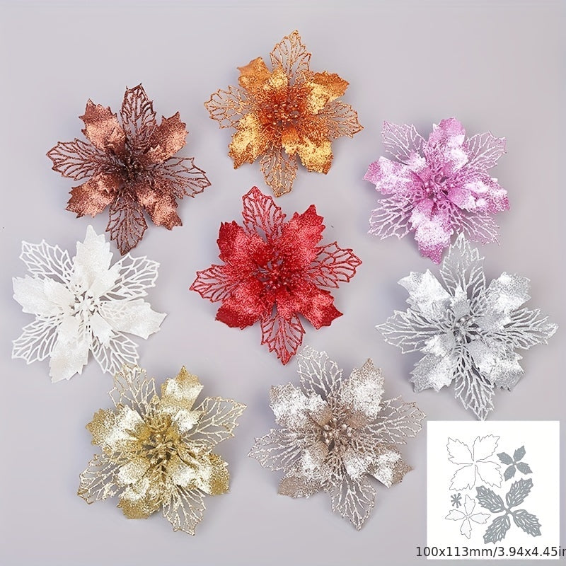 1pc 3D Christmas Flower Die Cut Embossing Mold DIY Materials