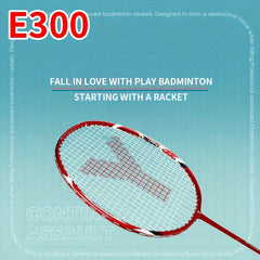 Versatile Carbon Badminton Racket with Overgrips
