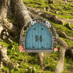 Tree Fairy Door Decor Micro Fairy Garden Outdoor Decoration Accessories