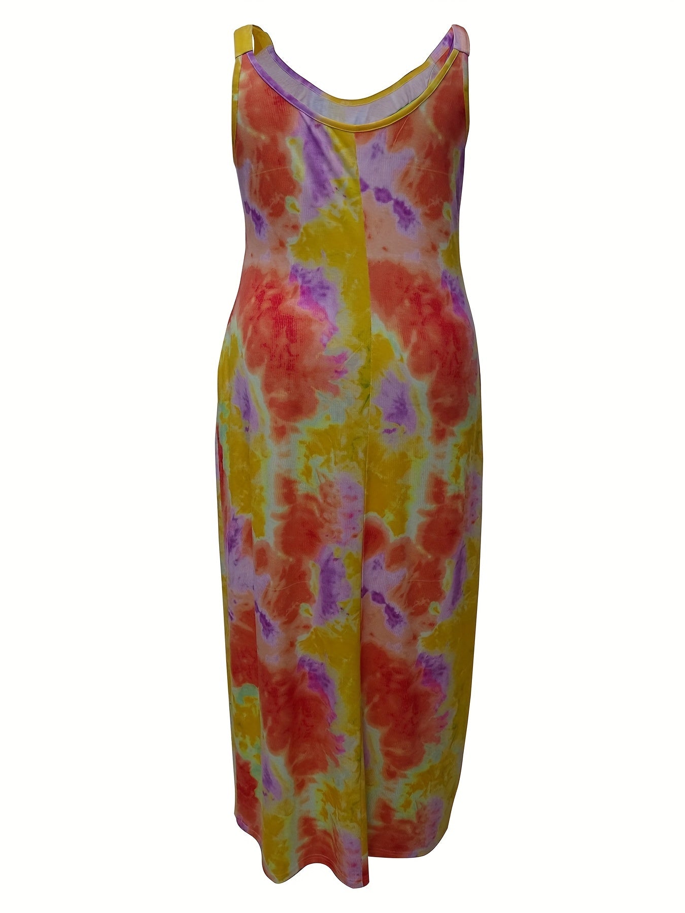  Tie Dye Tank Maxi Dress
