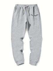 LA Casual Stretch Graphic Joggers Men's Sweatpants