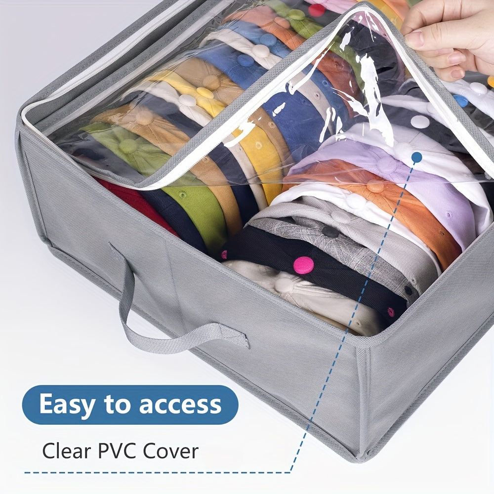 Baseball Cap Storage Box Large Capacity Holder for 50 Hats