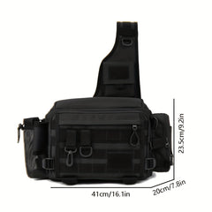Multifunctional Shoulder Bag Messenger Bag Fishing Bait Hook Storage