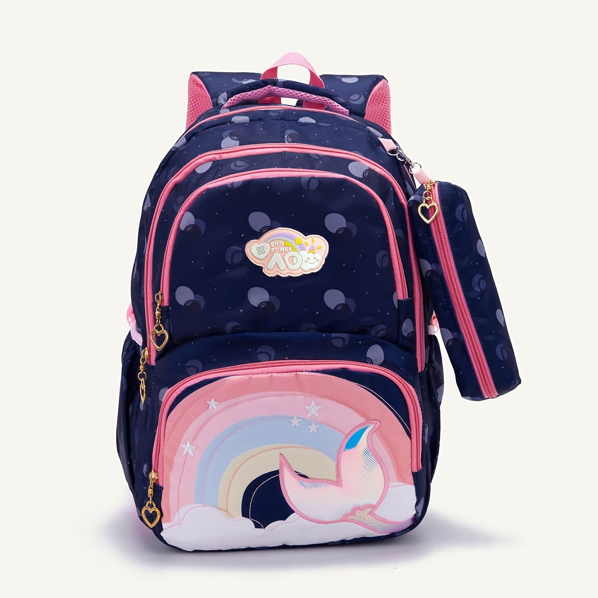 Kids Rainbow Mermaid Backpack